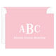 Colorful with White Monogram Folded Note Cards Image 13 of 16
